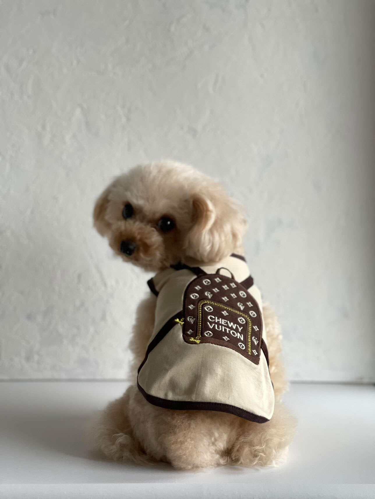 BP220 Chewy Backpack Beige on Biege